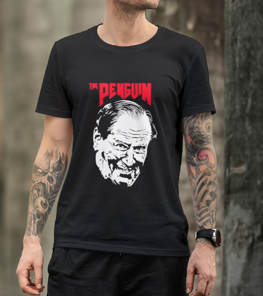 The Penguin Colin Farrell Boss Villainous Grin T-Shirt