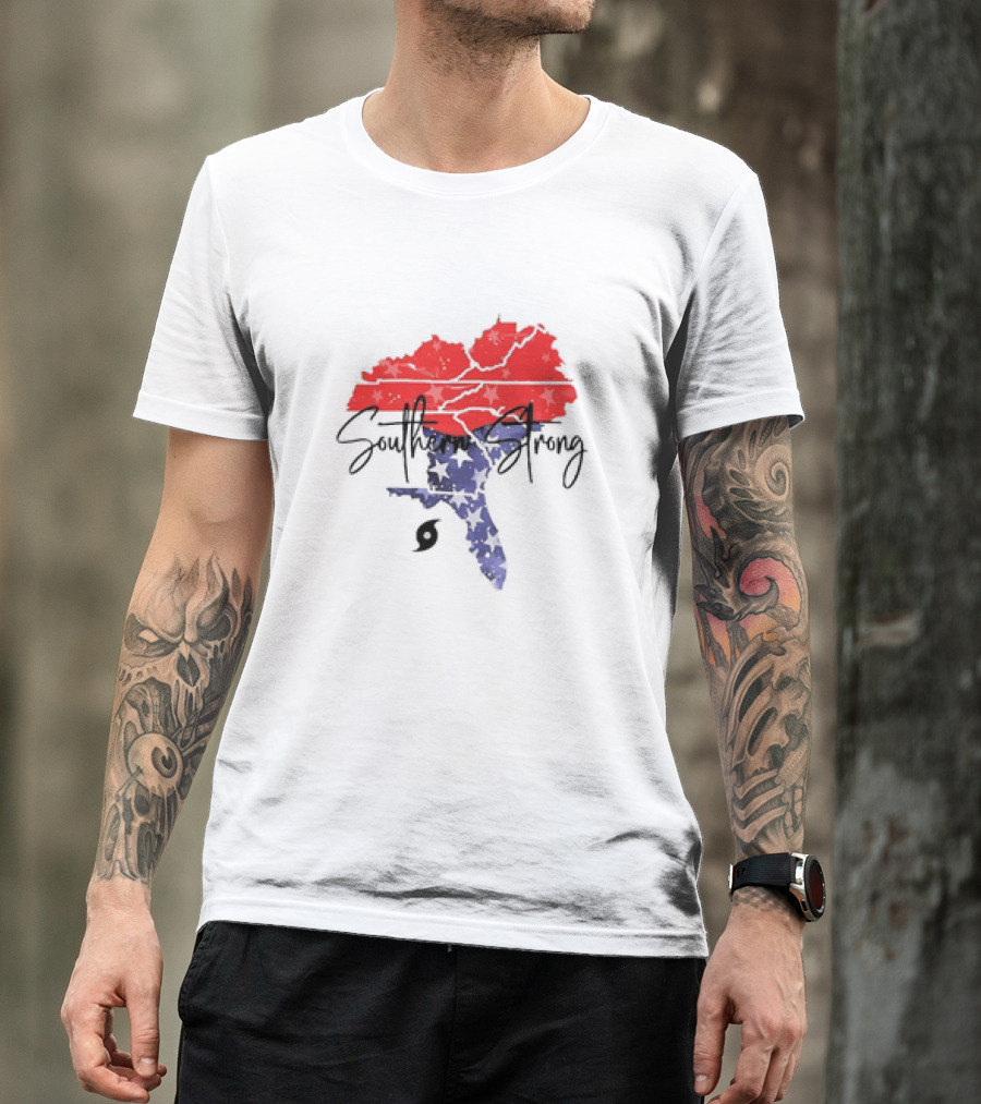 Southern Strong Hurricane Helene Disaster Relief T-Shirt