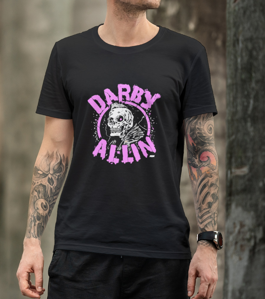 Darby Allin Skull AEW Afterlife T-Shirt