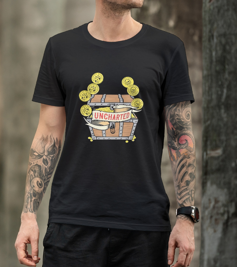 Uncharted Treasure Chest Less Than Jake Coins T-Shirt