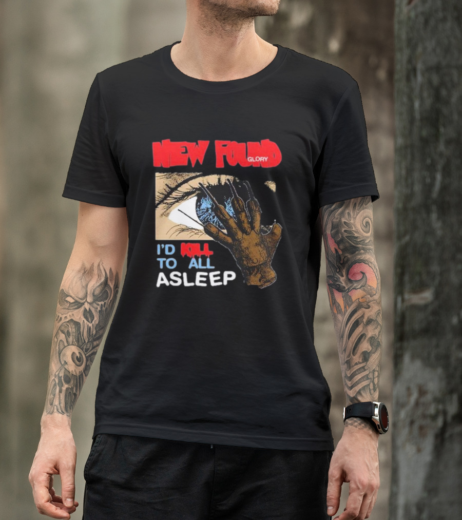 New Found Glory Eye Claw I'd Kill To Fall Asleep T-Shirt