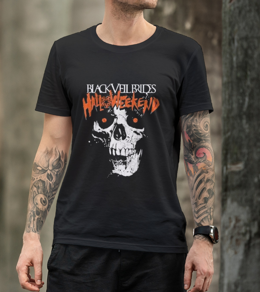 Black Veil Brides Halloweekend Skull T-Shirt