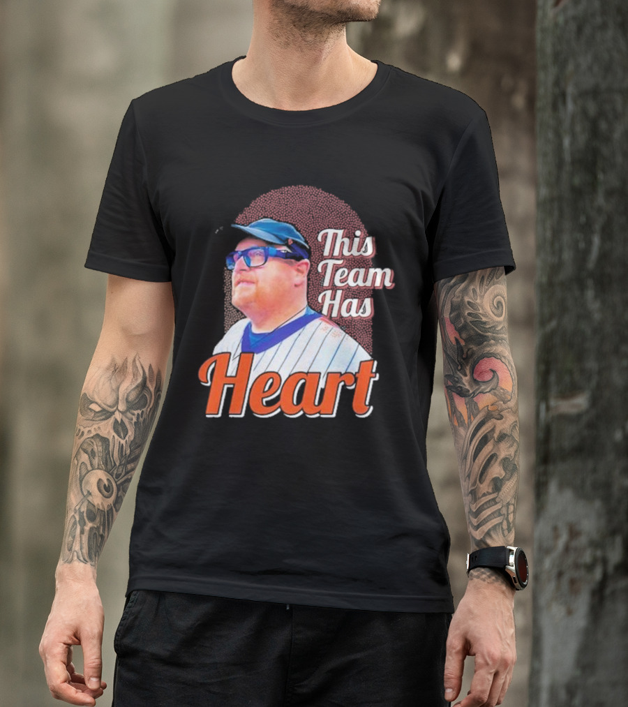 This Team Has Heart Frank Baseball-Inspired Dedication T-Shirt