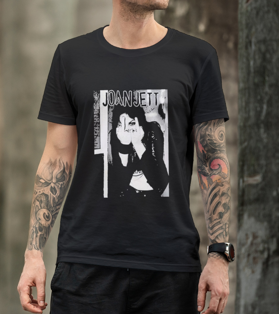 Joan Jett Rock Icon Rebel Attitude Merry Xmas T-Shirt