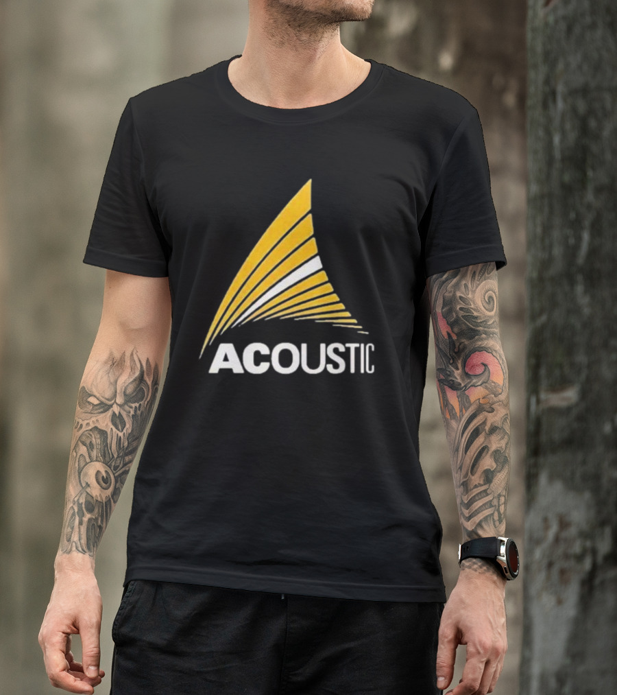 Acoustic Audio Yellow Wave T-Shirt