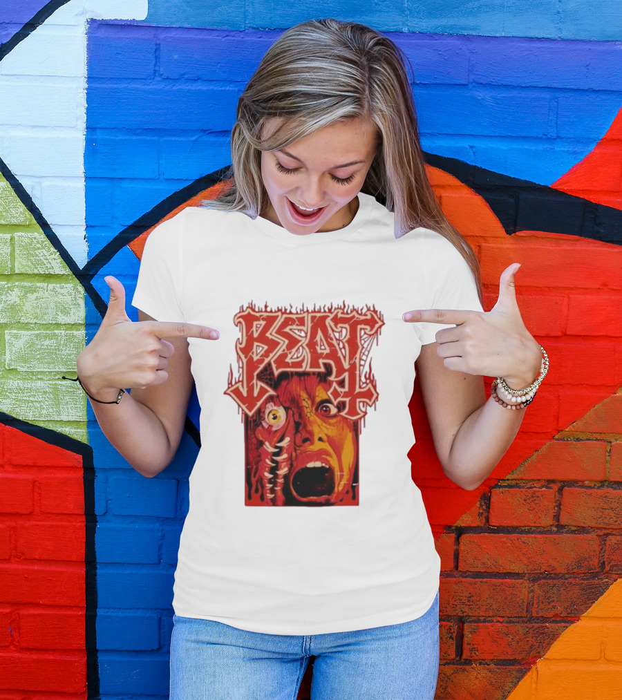 Reynlord Beat Mutation Horror Face T-Shirt