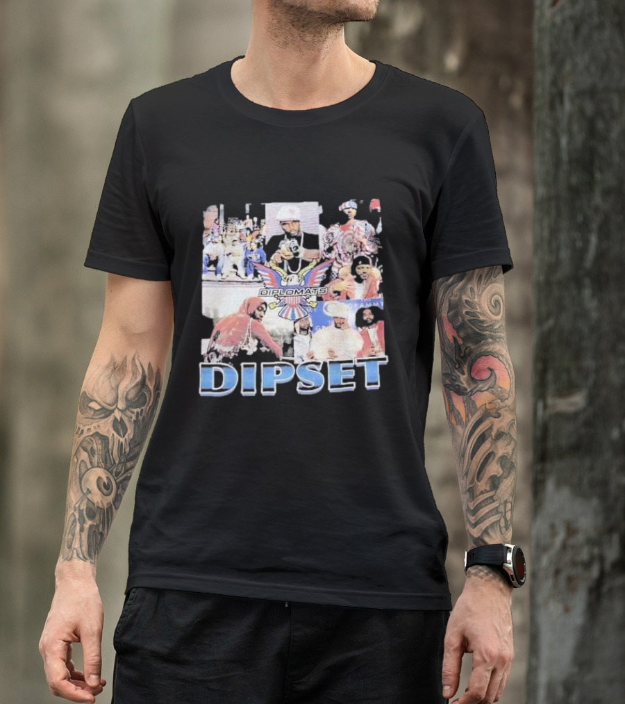 Dipset Diplomats Classic Hip Hop Collage With Eagle T-Shirt