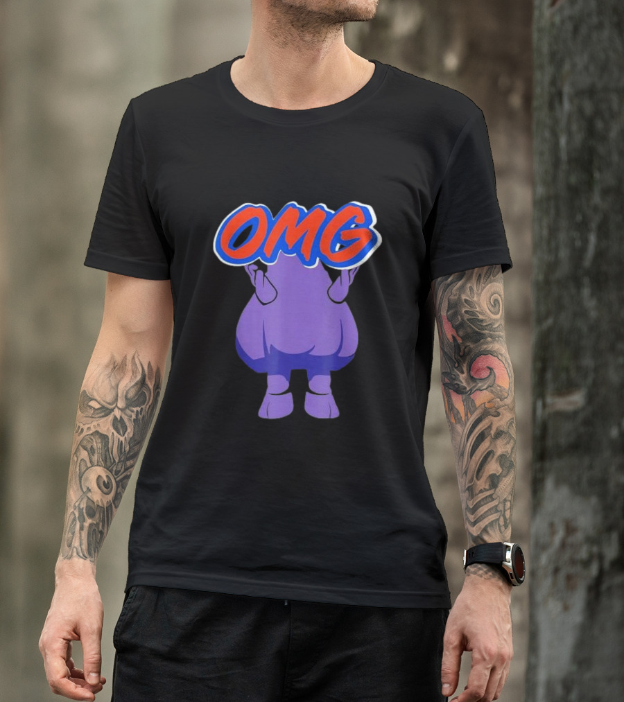 Grimace OMG New York Yankees Colors T-Shirt