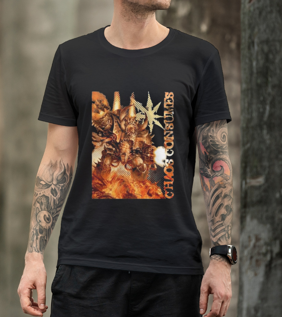Chaos Consumes Helbrute Malodrax Kraegon Thul T-Shirt