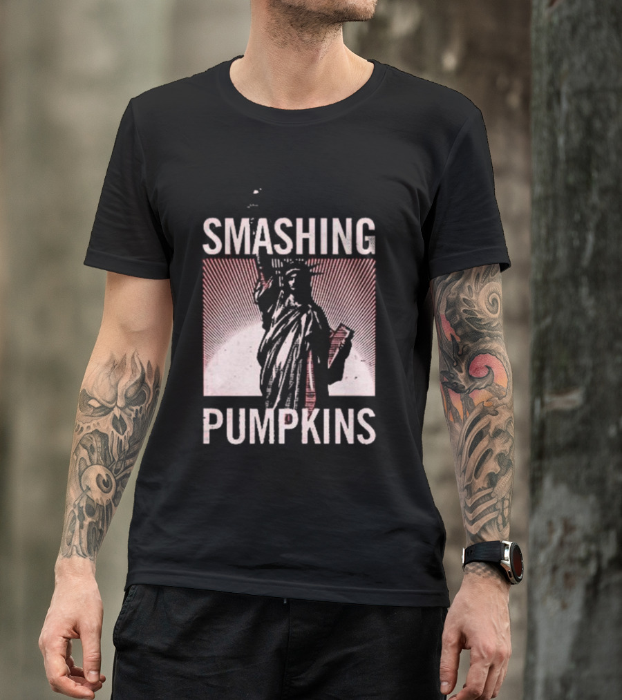 Smashing Pumpkins Zeitgeist Statue Of Liberty T-Shirt