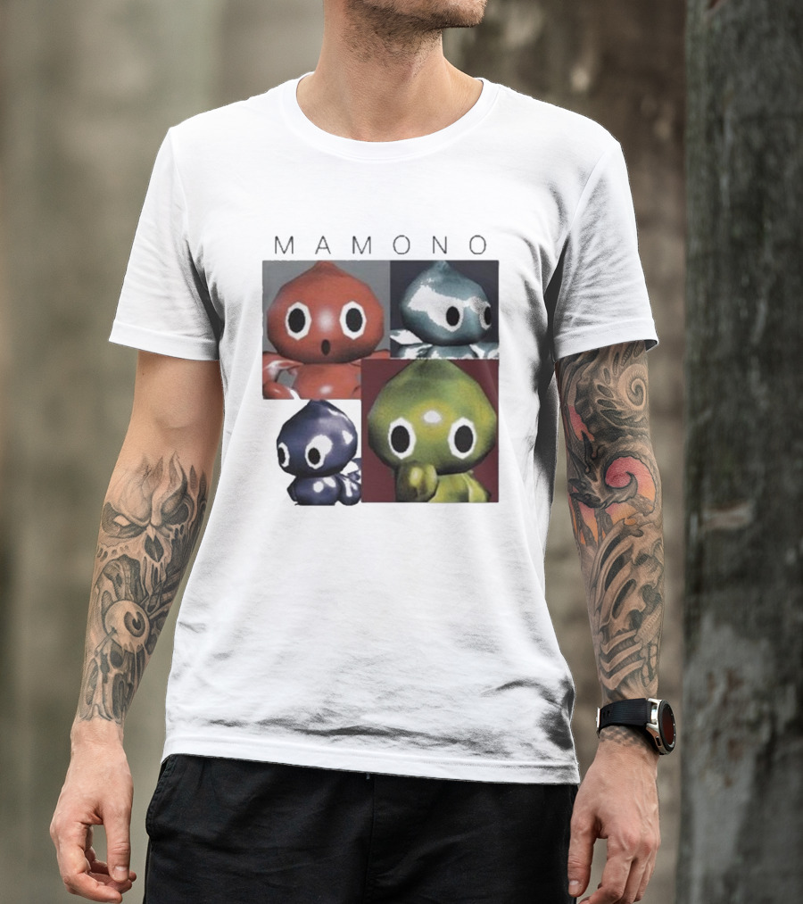 Mamono Ss24 Cute Colorful Creatures Quartet Chowlf T-Shirt