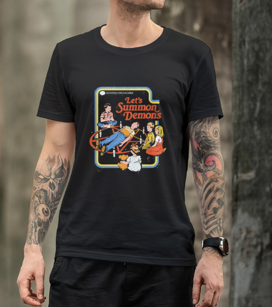 Activities For Children Vintage Let's Summon Demons T-Shirt