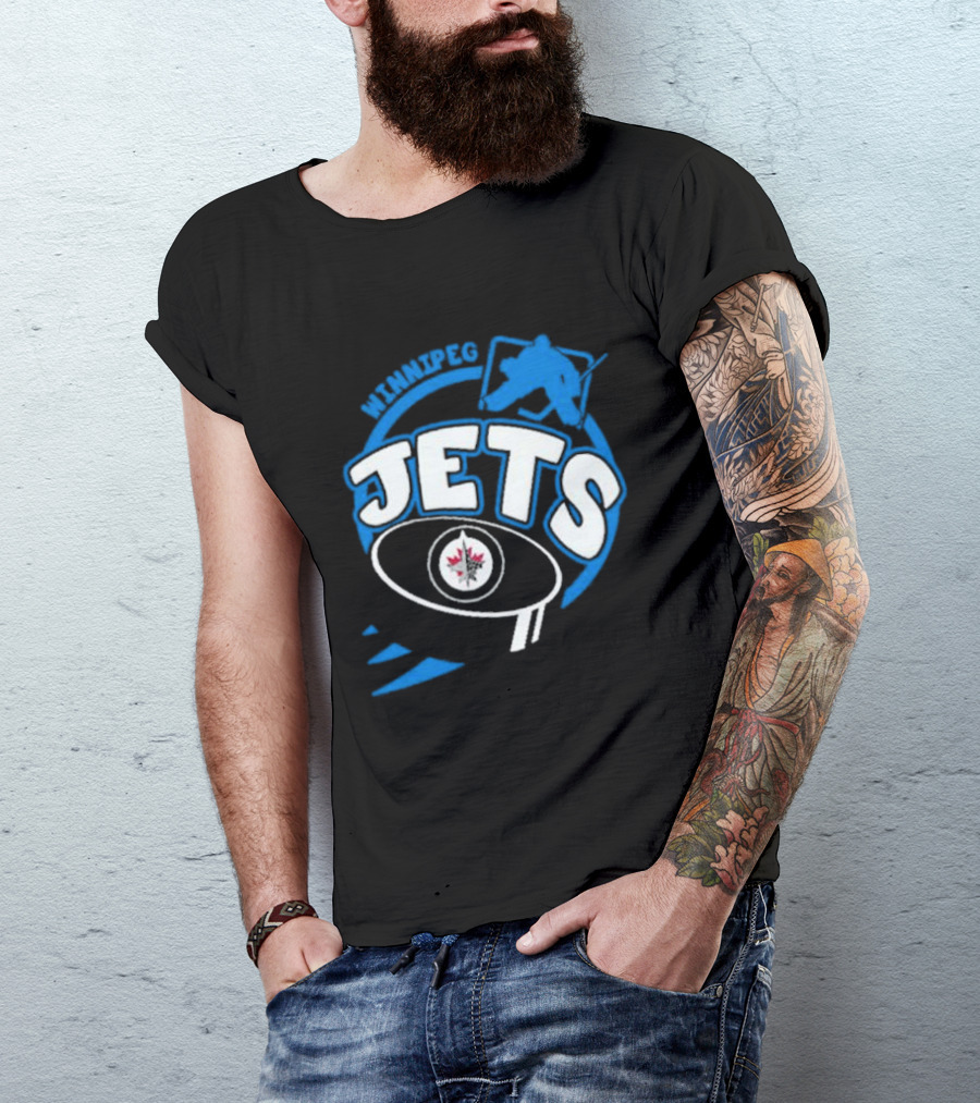 Winnipeg Jets Toddler Slap Shot Hockey T-Shirt