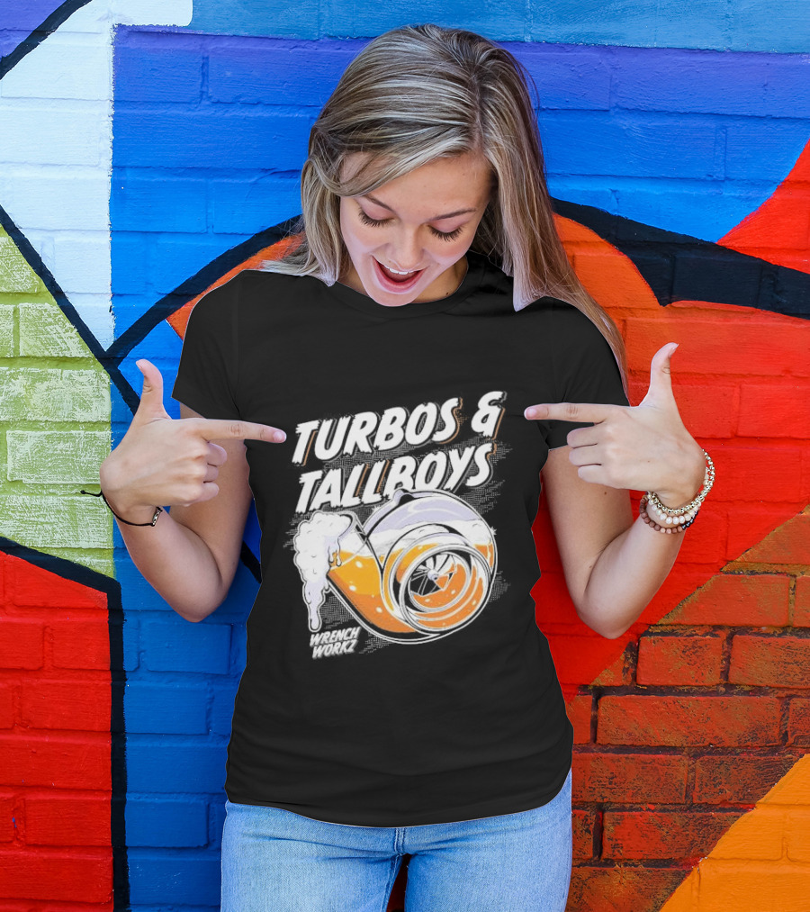 Turbos And Tallboys Wrench Workz Turbocharger Beer Fusion T-Shirt