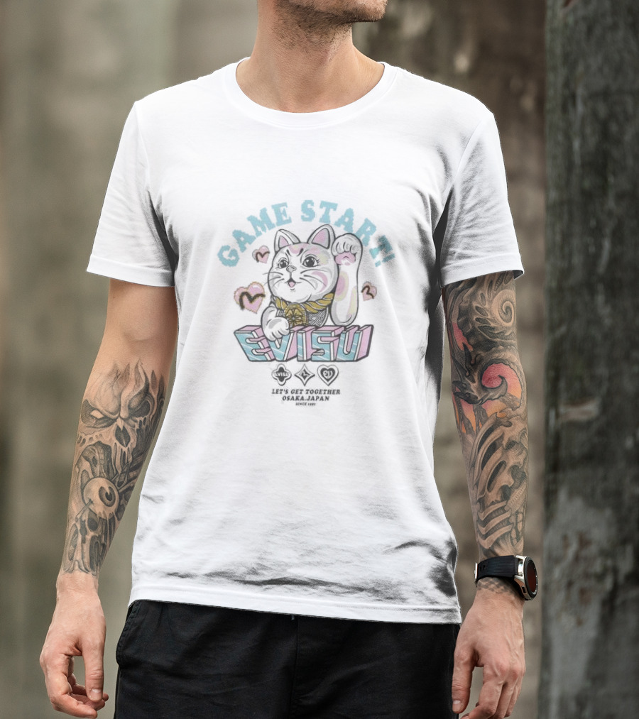 Game Start Evisu Let’s Get Together Osaka Japan Since 1993 T-Shirt