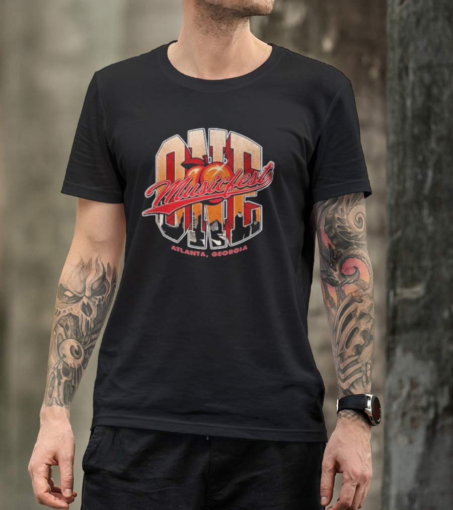 ONE Musicfest Big Peach ONE Atlanta Georgia T-Shirt