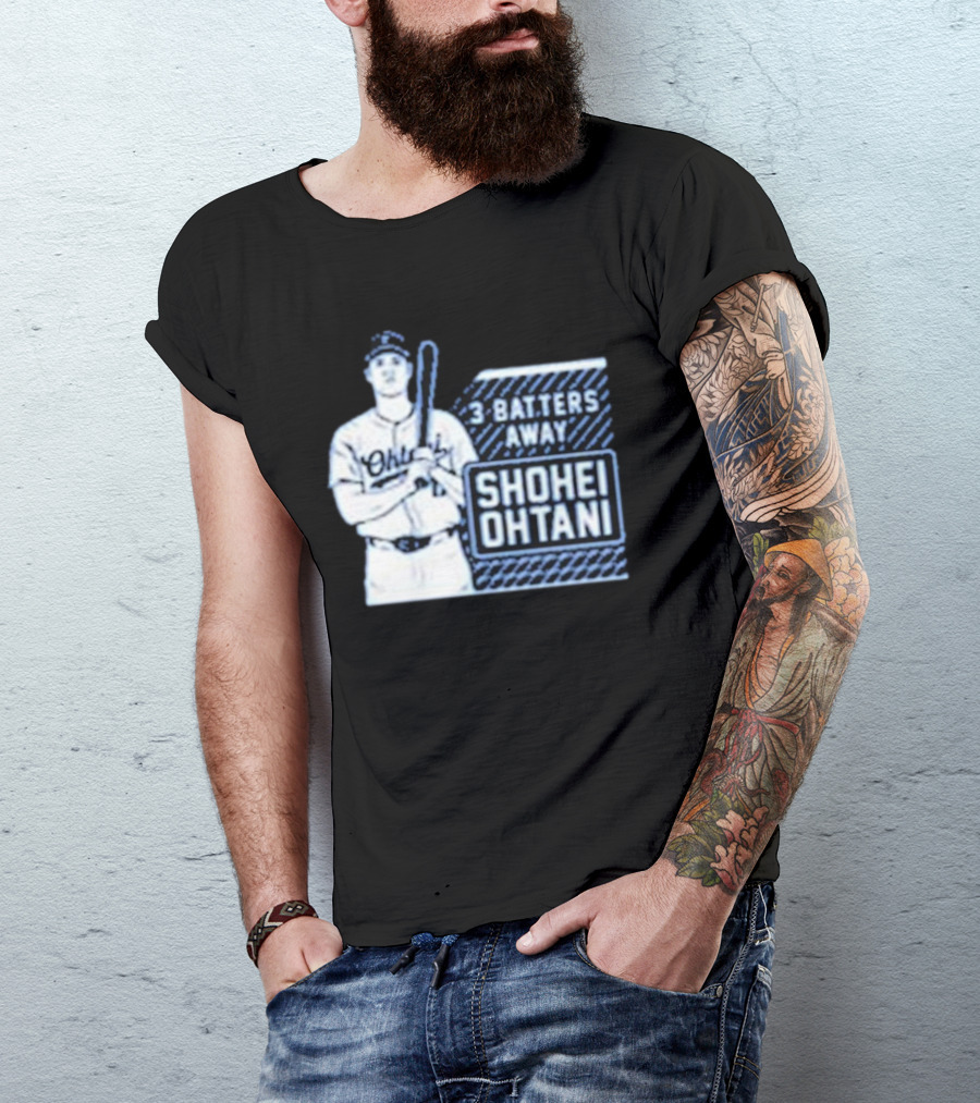 Shohei Ohtani 3 Batters Away Tracker T-Shirt