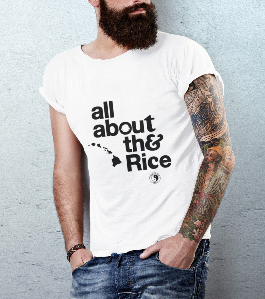 All About The Rice Map Yin Yang Islands T-Shirt