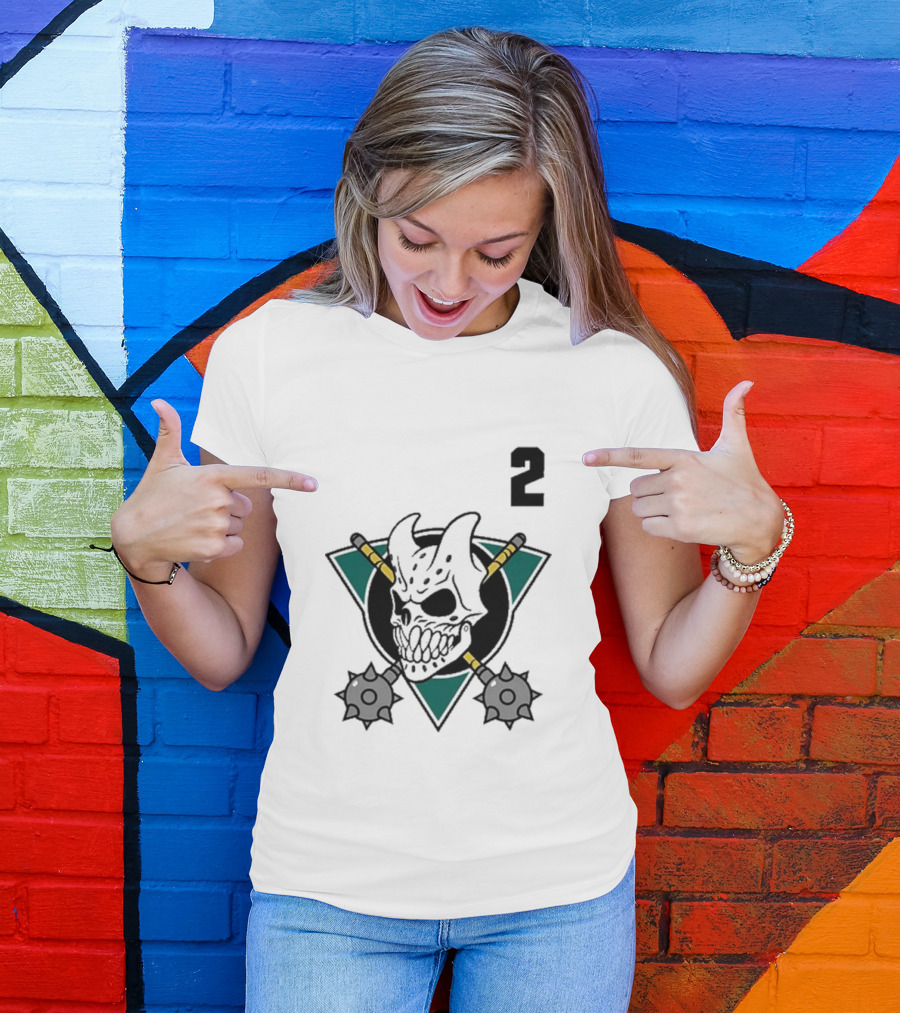 Slaughter To Prevail Hockey Skull Maces Logo 2 T-Shirt