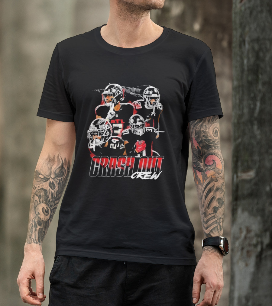 Atlanta Falcons Crash Out Crew Mercedes Benz Stadium Football Players T-Shirt