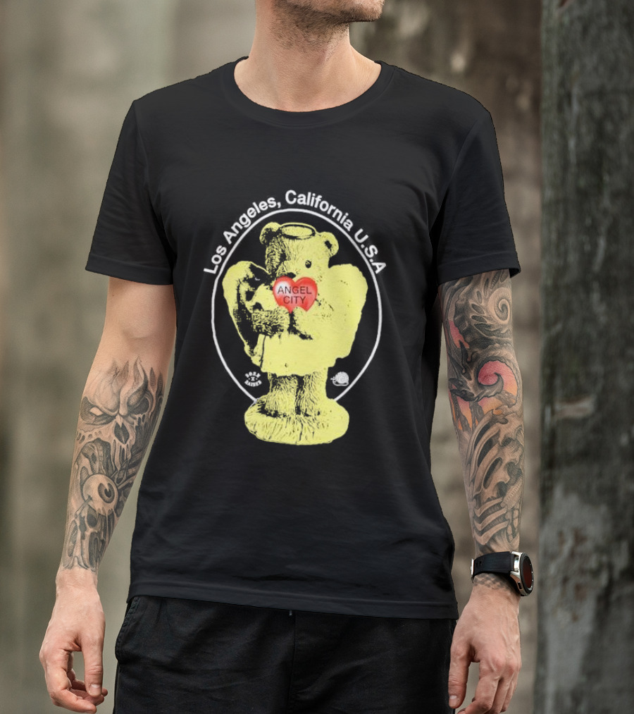 Born X Raised Angel City Los Angeles California USA T-Shirt