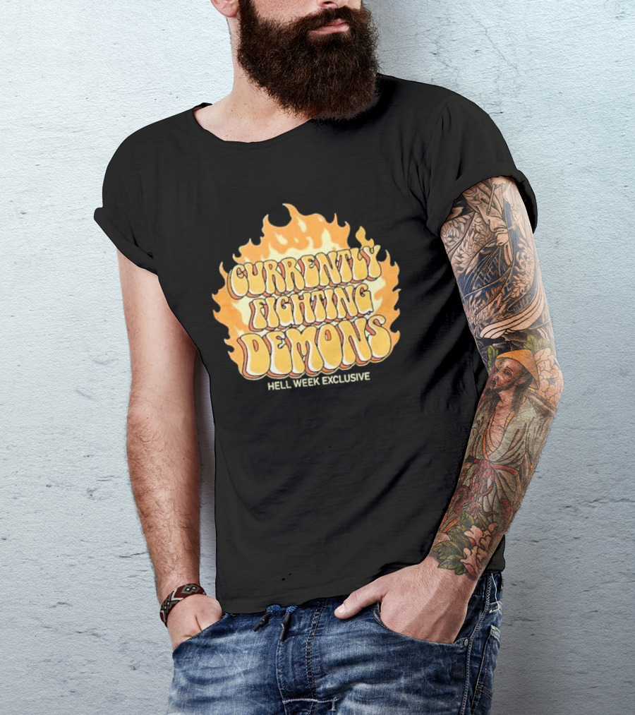 Currently Fighting Demons Hell Week Exclusive Xplr CFD T-Shirt