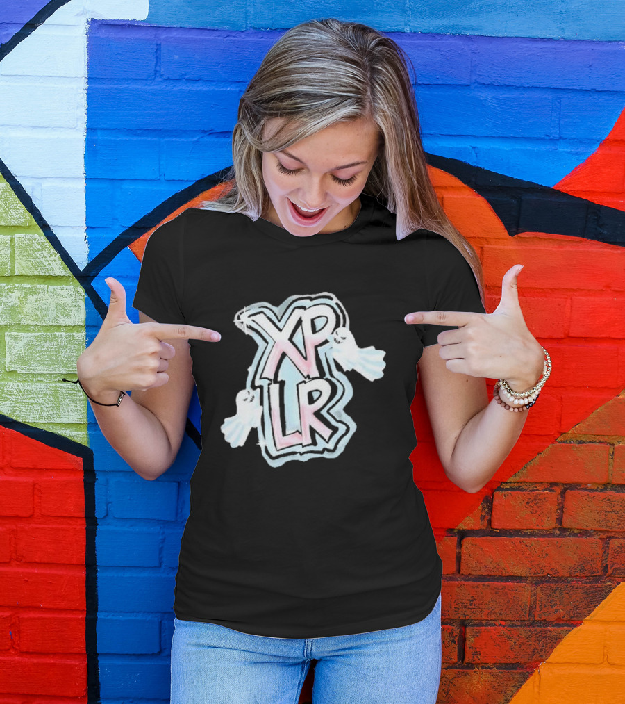 XPLR Pastel Ghost Graffiti T-Shirt