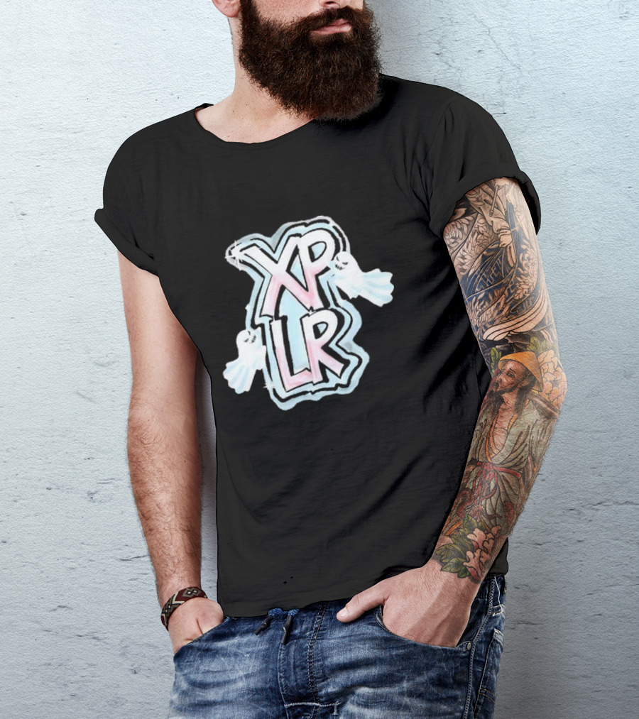 XPLR Pastel Ghost Graffiti T-Shirt