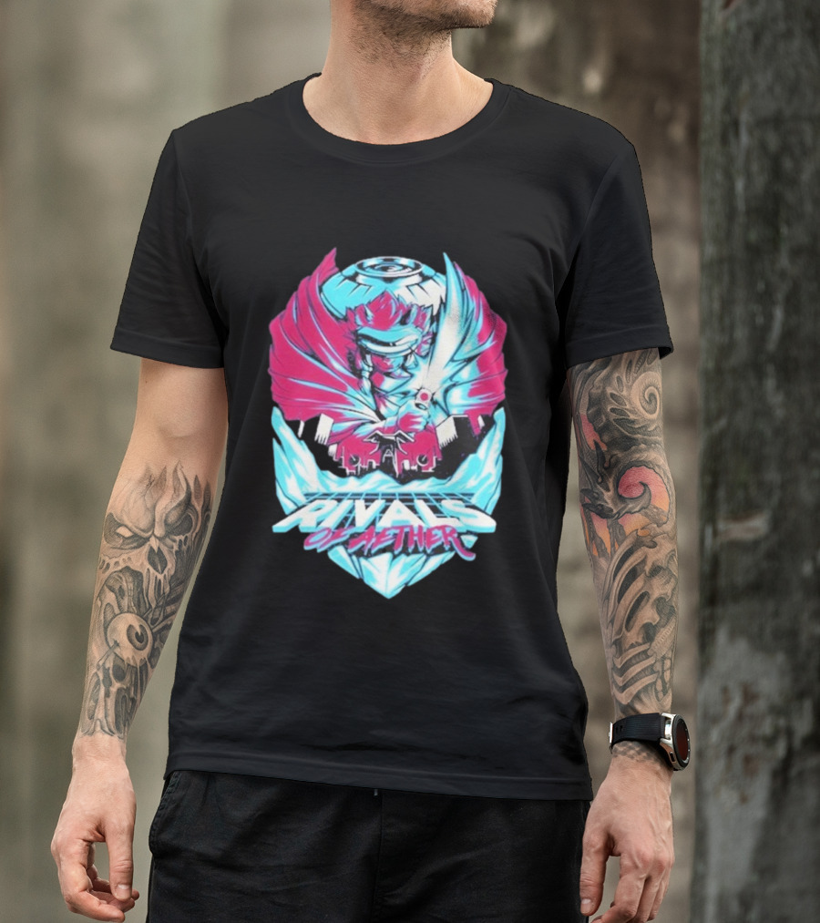 Rivals Of Aether 2 Clarien Vibrant Neon Wings T-Shirt