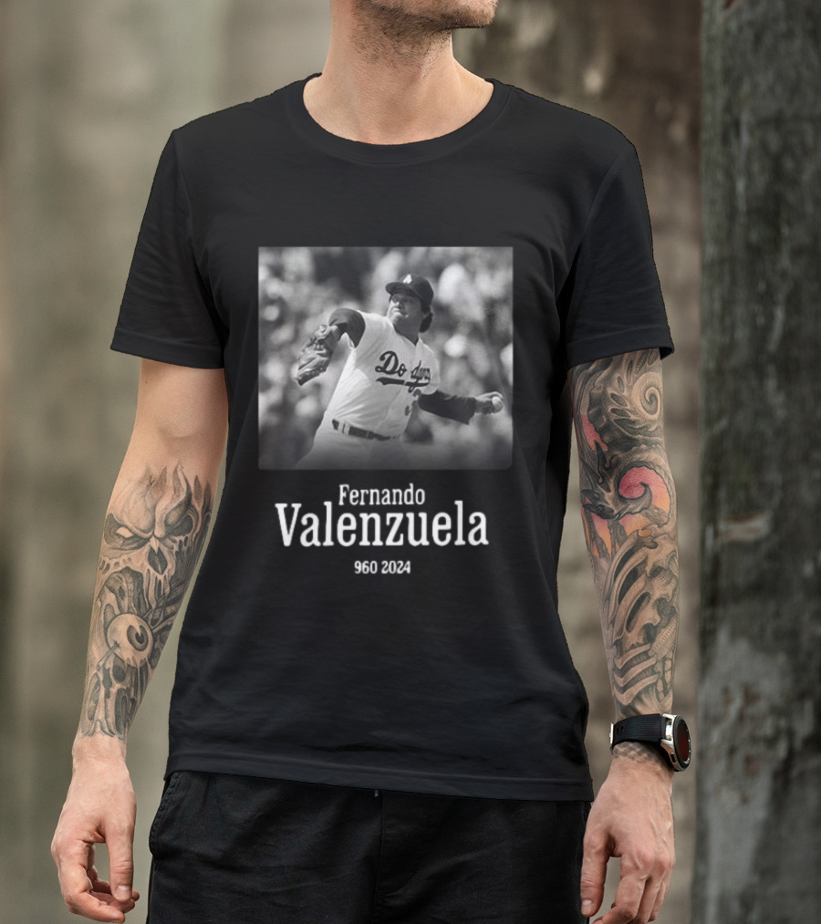 Fernando Valenzuela Dodgers 960 T-Shirt