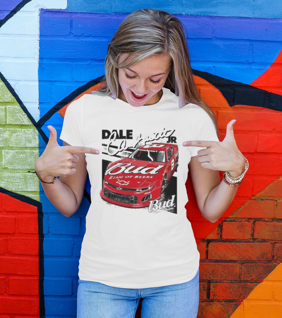 Dale Earnhardt Jr. Bud King Of Beers Chevrolet 9 Racing Car T-Shirt