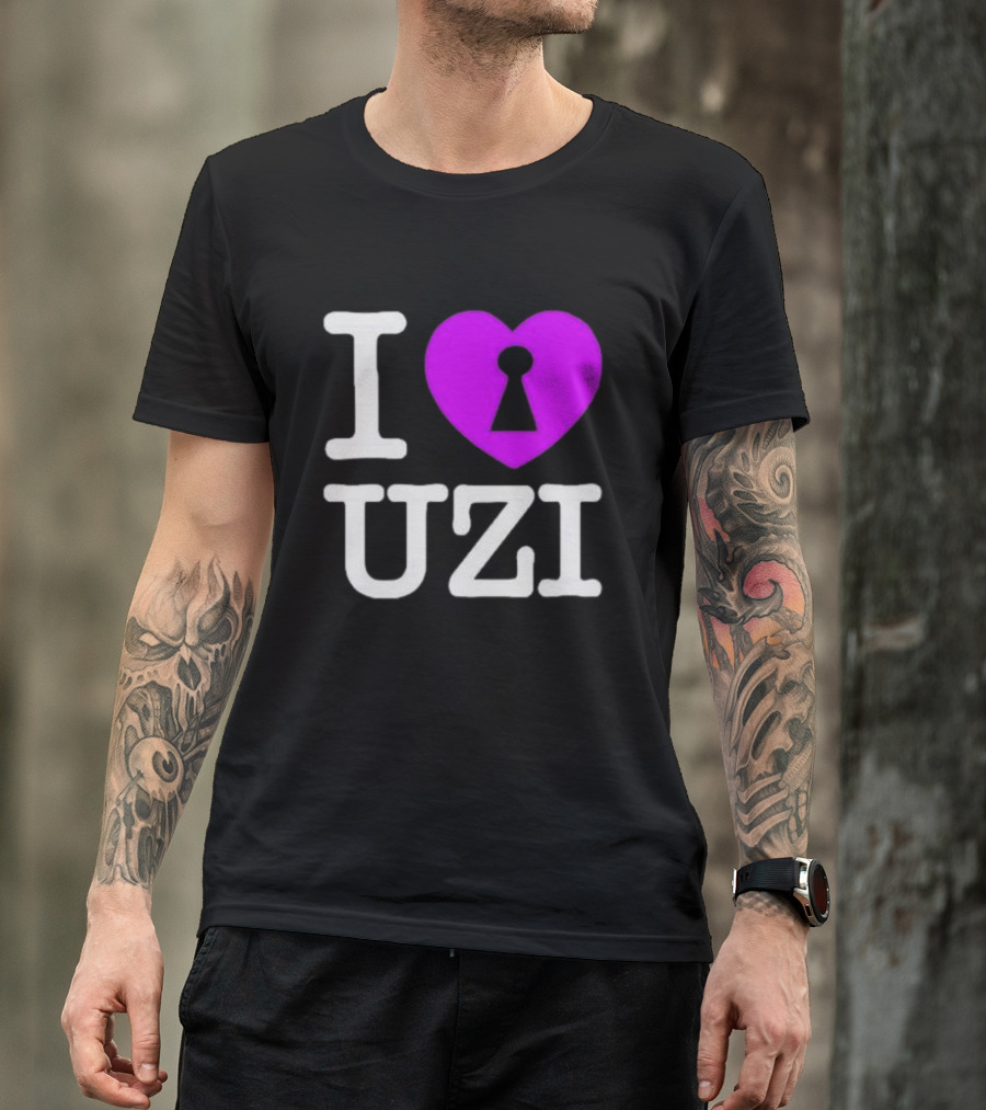 Eternal Atake 2 I Lock Heart Uzi I Love Uzi T-Shirt
