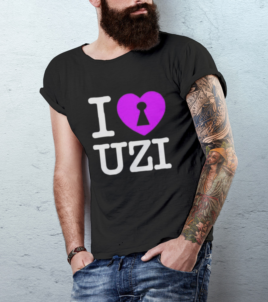 Eternal Atake 2 I Lock Heart Uzi I Love Uzi T-Shirt