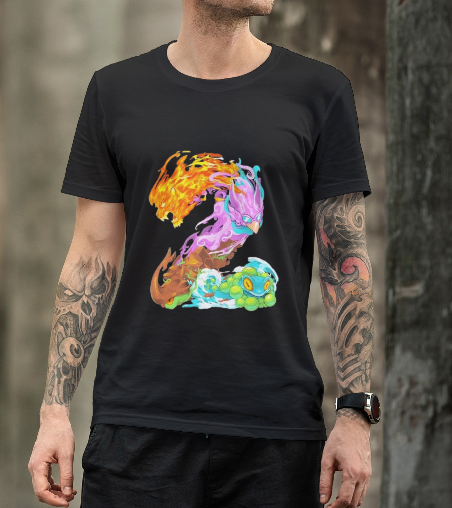 Rivals Of Aether 2 Elemental Creatures Number T-Shirt