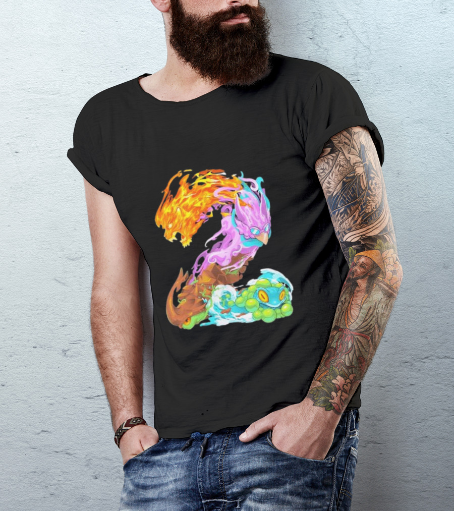 Rivals Of Aether 2 Elemental Creatures Number T-Shirt
