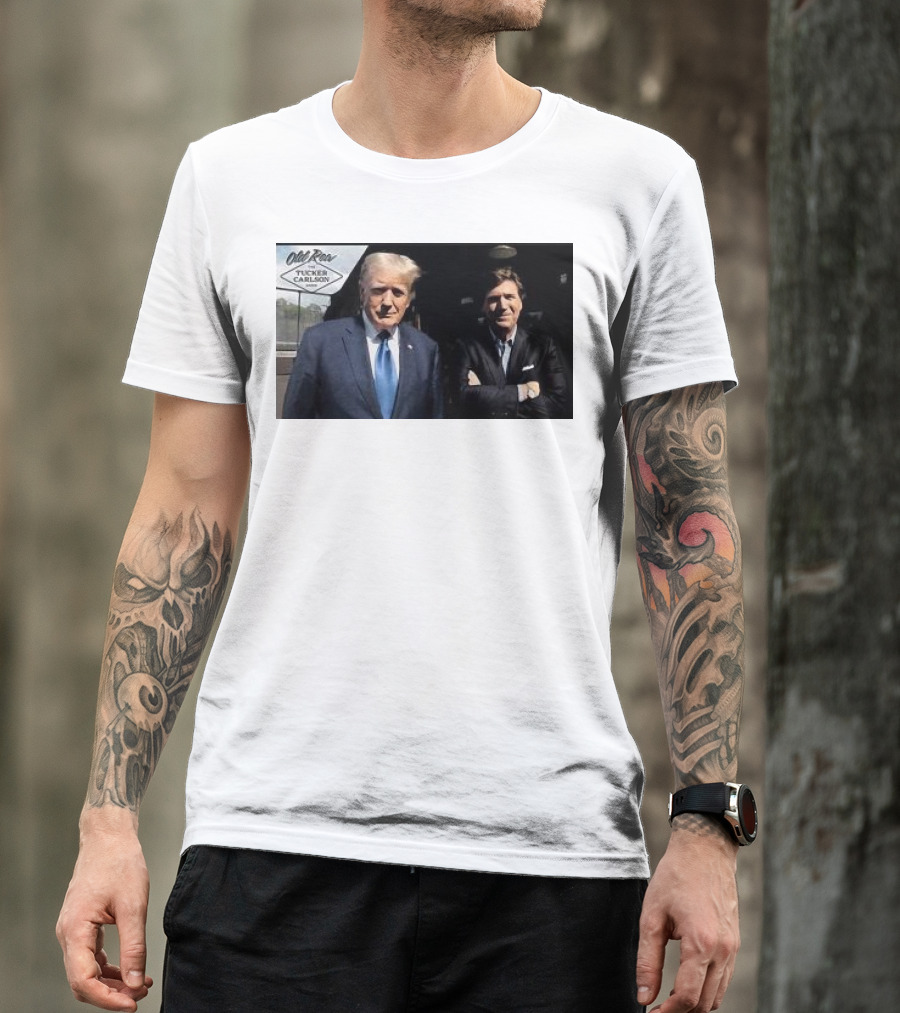 Old Row Tucker Carlson Network Interview T-Shirt