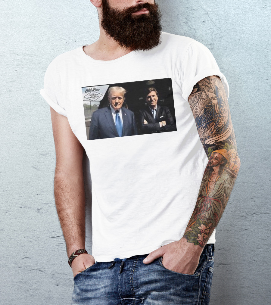 Old Row Tucker Carlson Network Interview T-Shirt