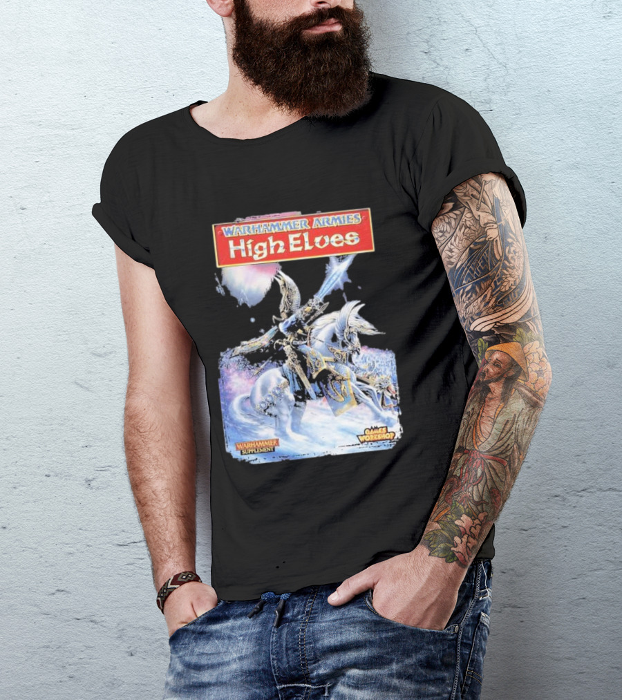 Warhammer Armies High Elves Games Workshop Supplement T-Shirt