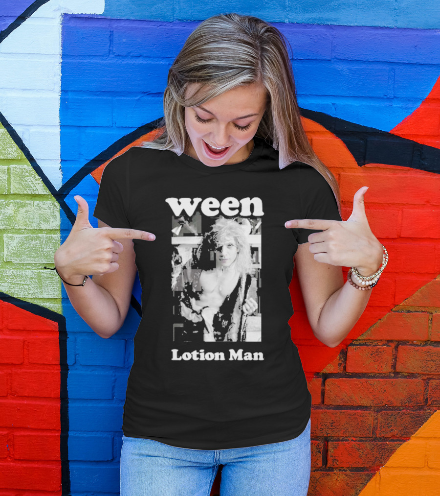 Ween Lotion Man Retro Graphic Tee Rock T-Shirt