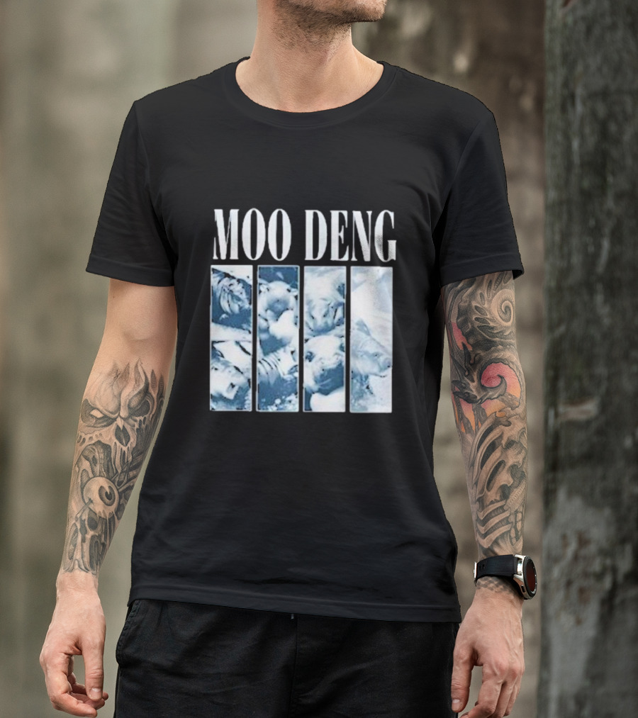 Moo Deng Blues Bootleg Pygmy Hippo T-Shirt