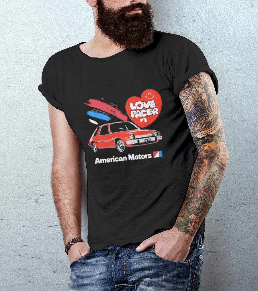 Love Pacer 75 American Motors Retro Style Car T-Shirt
