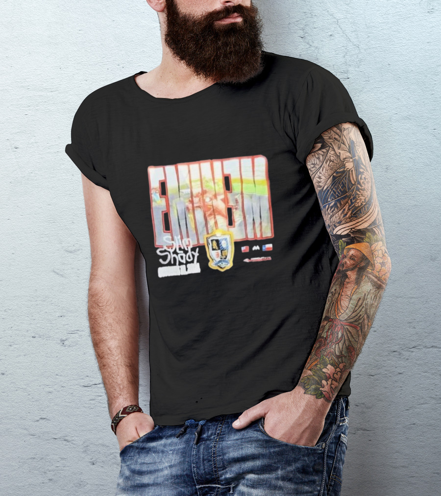 EMINEM Slim Shady Circuit Of The Americas F1 Racing Shield T-Shirt