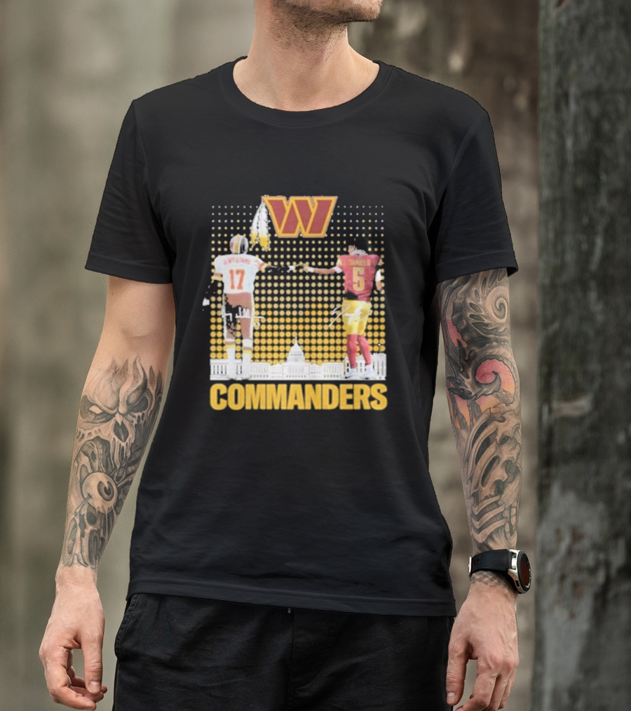 Williams Daniels Commanders Washington Football Legacy T-Shirt