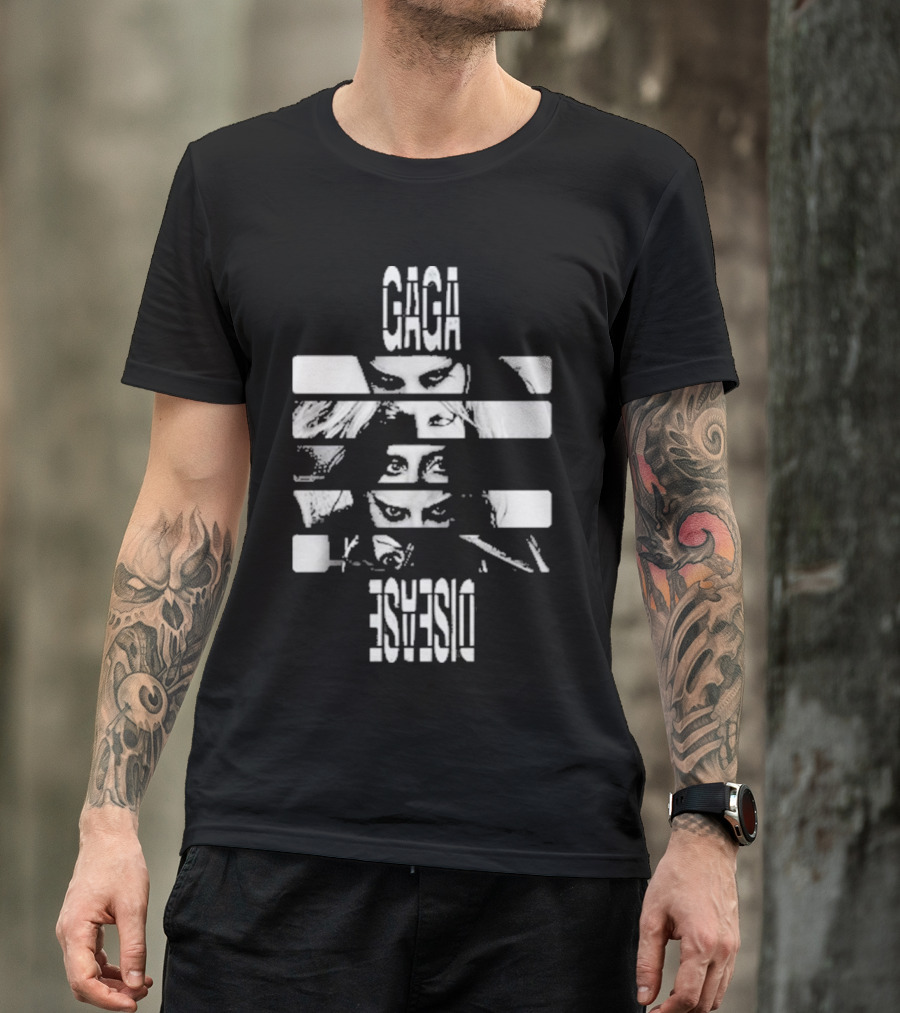 Gaga Disease Monochrome Eyes T-Shirt