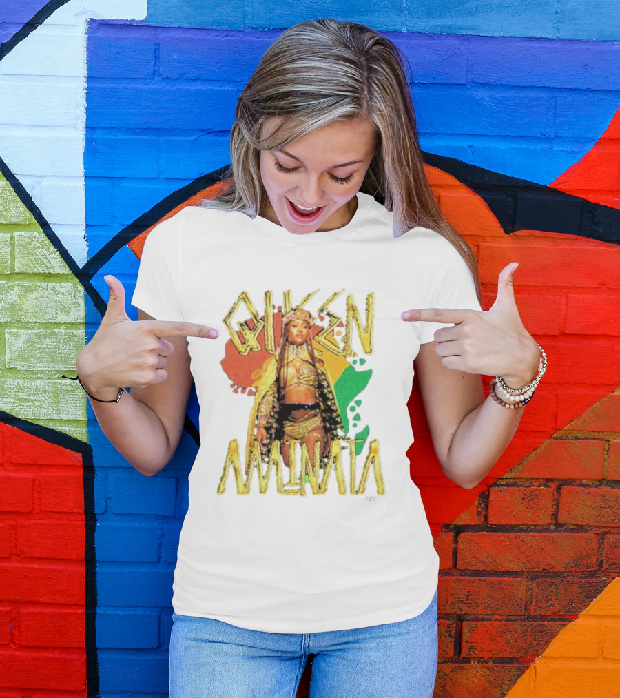 Queen Aminata Royalty Regal Style Fashion Afrocentric Vibes T-Shirt