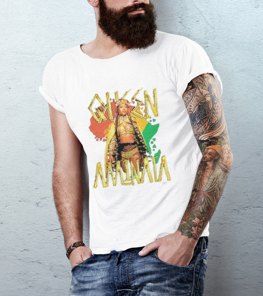 Queen Aminata Royalty Regal Style Fashion Afrocentric Vibes T-Shirt