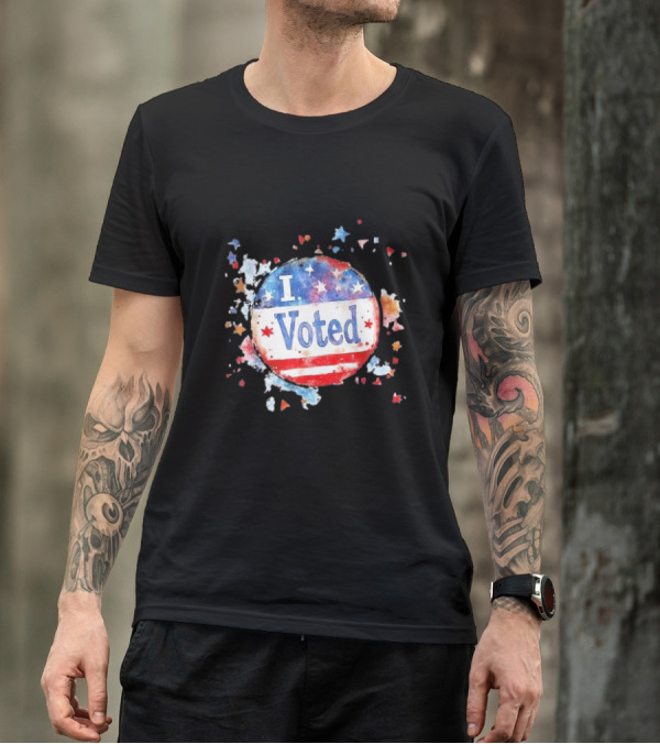 I Voted Nov 2024 USA Elections Pro Democracy Trump Garbage For US President T-Shirt