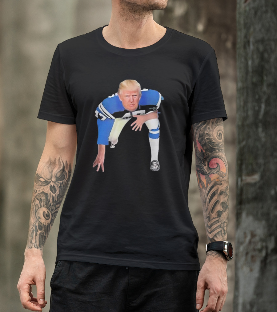Riley Gaines All American Donald Trump Football Player T-Shirt