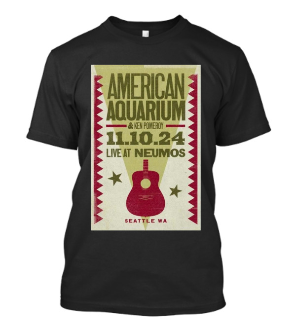 American Aquarium And Ken Pomeroy Live At Neumos Seattle WA 11.10.24 T-Shirt
