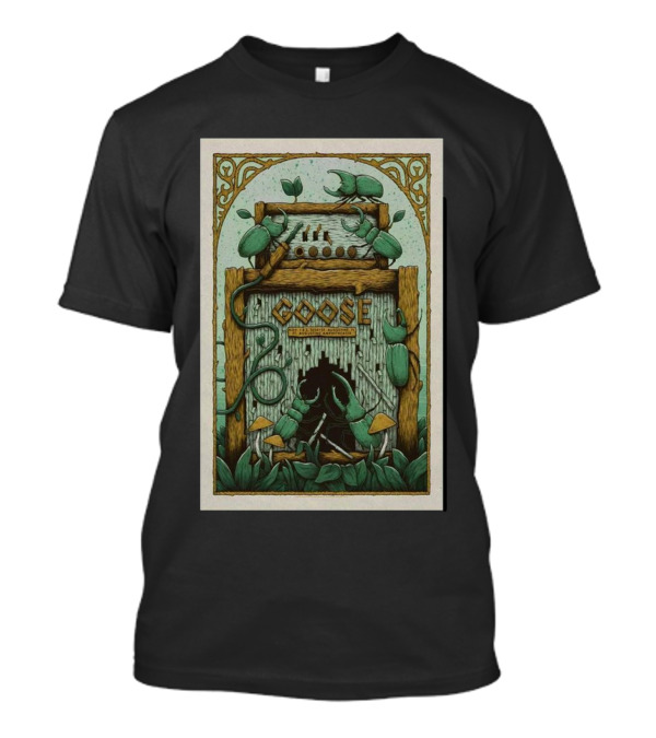 Goose St. Augustine Amphitheater November 1-2 2024 Concert Poster With Nature Motif T-Shirt